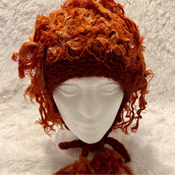 New! Unique, artisan-made knit cap. One Size. - Picture 2 of 8